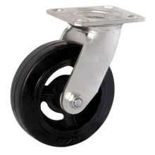 Swivel rubbish container caster