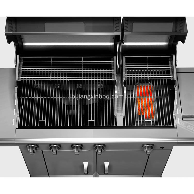 Split Lid STAINLESS Stol Gas Grill