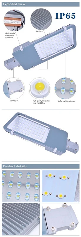 150W LED Street Lighting with 12m Painted Pole