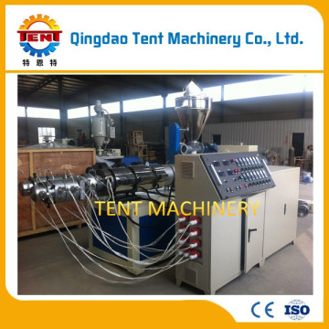 PVC twin pipe extrusion machinery / PVC dual pipe production line / PVC twin pipes extrusion line