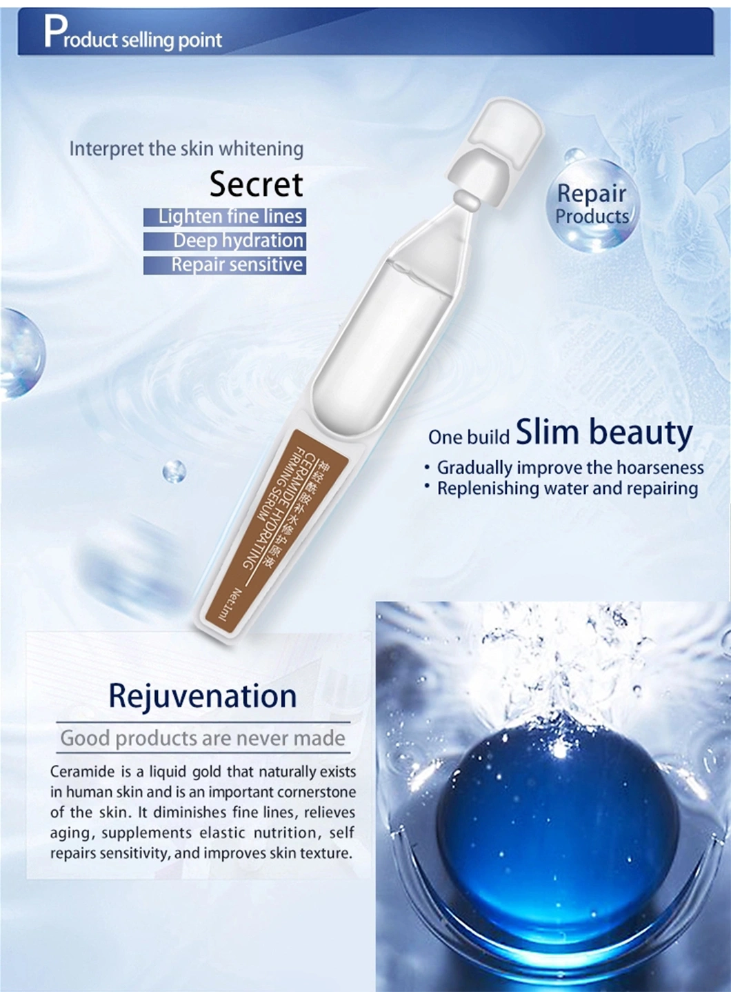 Moisturizing Anti Aging Ceramide Serum for Anti Aging