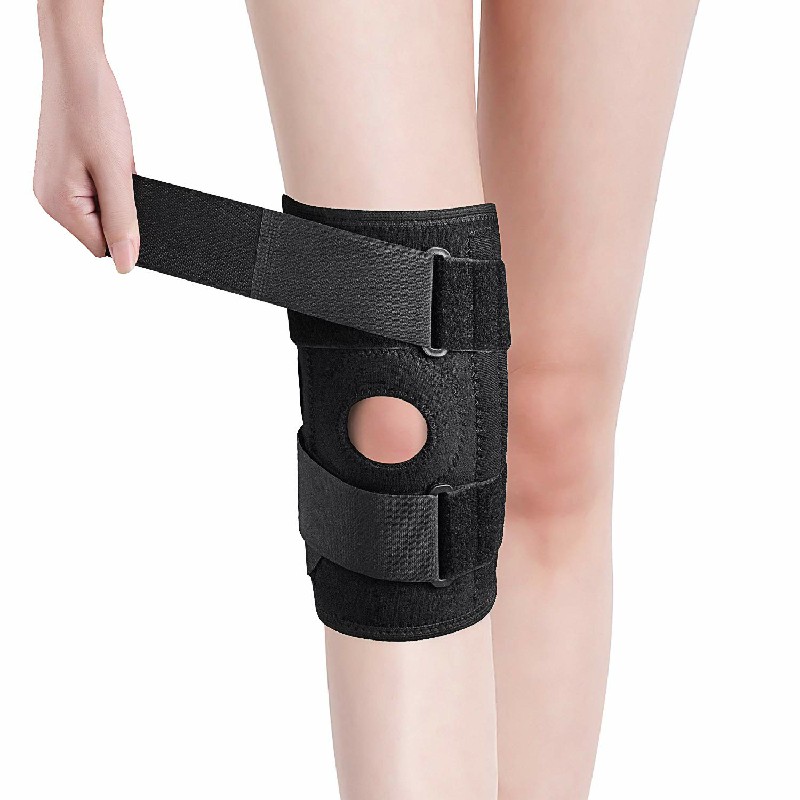 Bantalan Lutut Bernapas Sport Safety Basketball Knee Brace