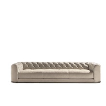 Luxury Five Star Hotel Furniture - Exclusive Wood Sofas F006