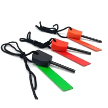 Outdoor Mini Survival Tool Magnesium Fire Starter Flint Rod