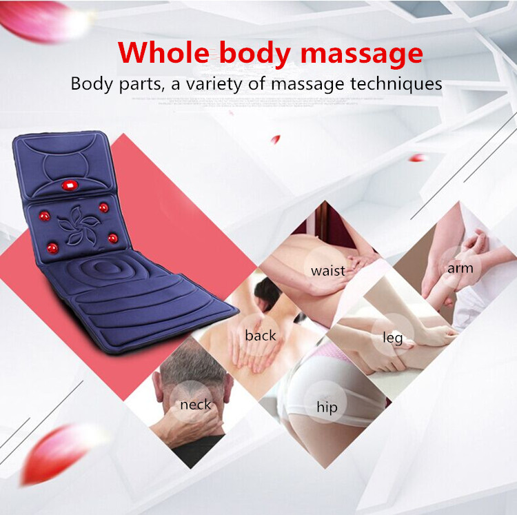 Infrared heating massage mattress cushion full body electric household multi-function massage cushion massager