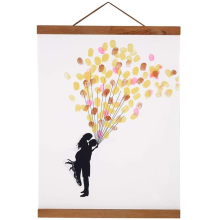 21cm Wholesale Wooden Poster Frames: Magnetic, DIY Wall Hangers for Art Display