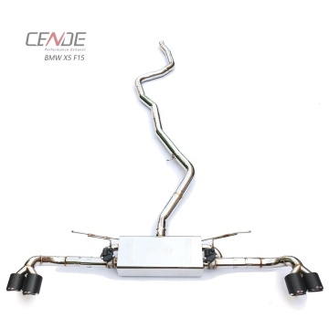 Active Titanium Exhaust Tips and Racing Muffler for BMW X5