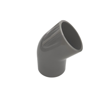 PVC water supply elbow 45° PN6/PN10/PN16