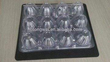 disposable plastic egg packing trays 12 hole