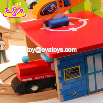 cheap kids wooden classic toy train W04C052