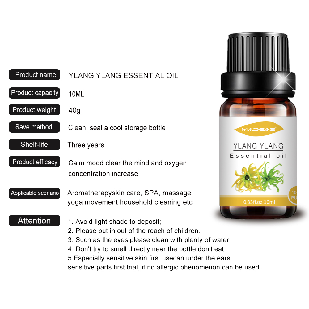 Wholesale 100%pure top Grade ylang ylang essential oil