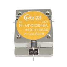 Low Insertion loss 0.3dB UHF Band Isolators 440 to 470MHz RF Drop in Isolators