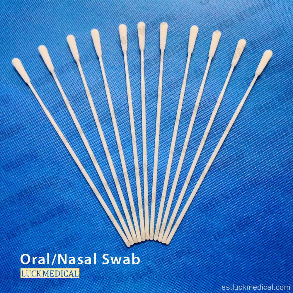 Muestreo de virus SwaB Nasal Flocked Rayon CE