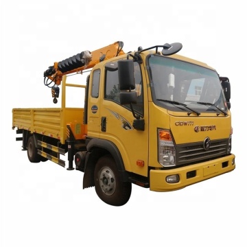 Sinotruk Wangpai 5 ton truck mounted auger crane for sale