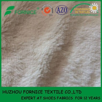 China manufacturer 100% polyester ultra soft plush fake fur fabric