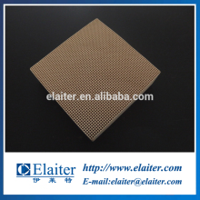 Thermal storage honeycomb monolith heat exchange media for RTO RCO VOC