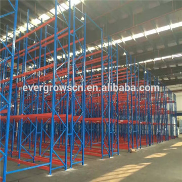 FIFO industrial warehouse selective pallet storage shelves
