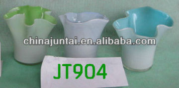 hand made glass vase