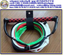 Poly water ski bridle , pe nylon rope with handles , polyethylene skiing tube rope