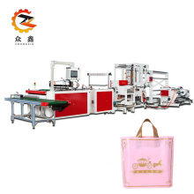 Zhongxin Factory Heat cutting Take out handle Plastic Bag making machine