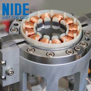 Four stations BLDC stator needle winding machine