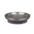 Silicone suction base stainless steel feeding plate