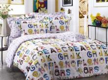 Character Cartoon Floral Bedding Sets , Twill Cotton Fabric