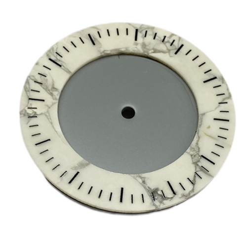 Natural Marble stone in 2 layers watch dial
