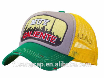worn-out cotton baseball cap trucker hat wholesale