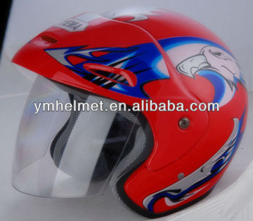 DOT moto helmet open face casco YM-602