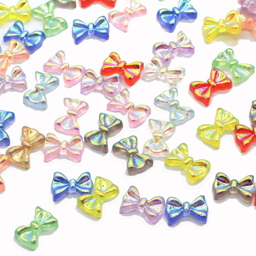 DIY Nail Art Decor Artificial Bowknot Jewelry Beads 3D Butterfly Tie Nail Jewelry Handmade Craft Accessories