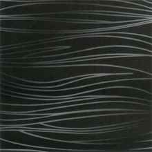 Line Decoration Matt Finished Black Rustic Tile