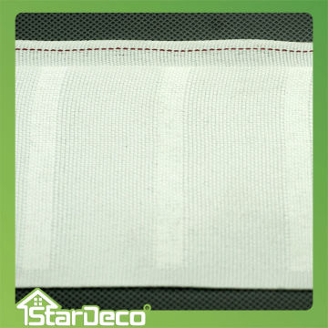 Stardeco 100% Polyester Fabric Stocklot Elastic White Curtains Tape