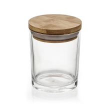 glass candle jars,glass jar with cork lid
