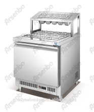 Stainless steel refrigerator/Kitchen worktable freezer/Hotel Pizza workbench refrigerator