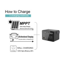 Portable Solar Generator 300Wh