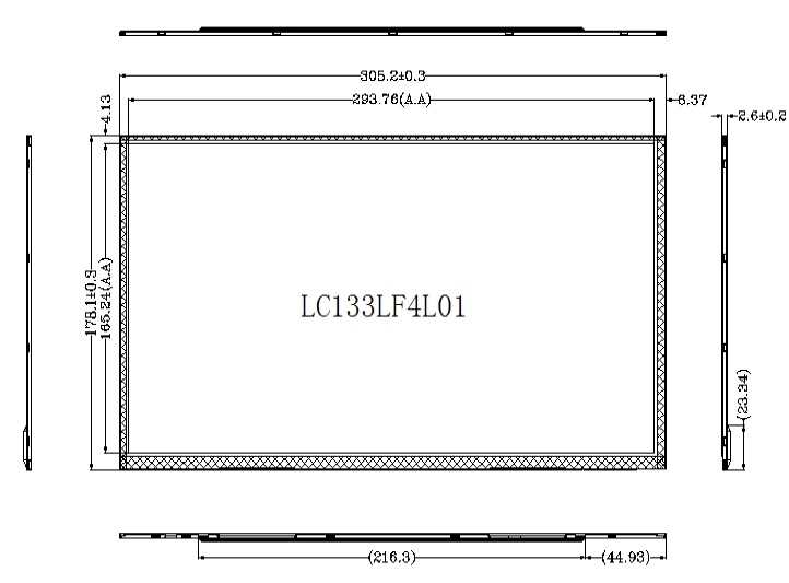 Ronen 13.3 Inch 1920*1080 for Laptop LCD Screen Panel