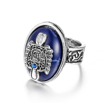 Fashion Diaries Sapphire Crystal Ring for Men