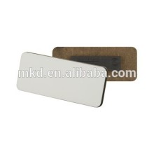 Meikeda Medium Retangular sublimation Name Tag with magnet