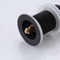 Black Brass Sink Drain Waschbecken Stopper