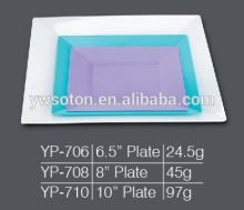 Square Party Disposable Plastic Dinnerware Dishes&Plate