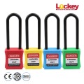 Long Plastic Shackle Safety Padlock