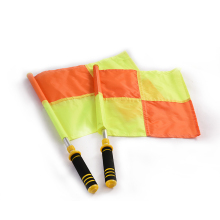 Football Referee Match Patrol Flag Command Assistant
