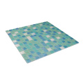 Azulejos de piscina con protector contra salpicaduras de mosaico de perlas mixtas