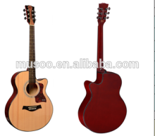 Musoo brand 40'' Jumbo folks acoustic handcrafted guitar(MG450)
