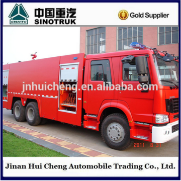 Howo 6*4 military water fire truck 15000L for sale