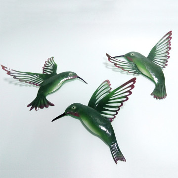 Metal Hummingbirds Wall Decor