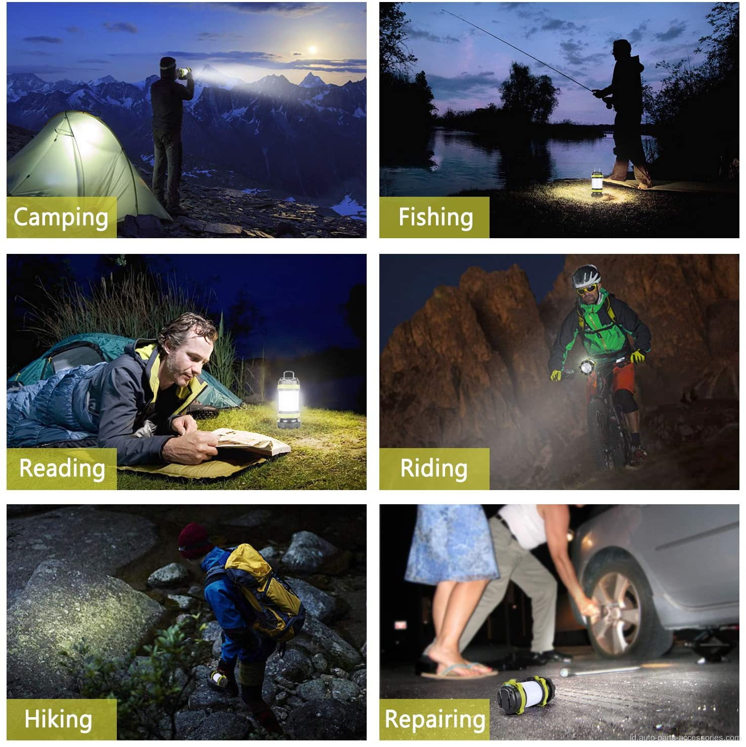 Penggunaan Universal Pabrik Mudah Take Outdoor Camping Lights