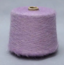 Cashmere brushed yarn luxury fiber