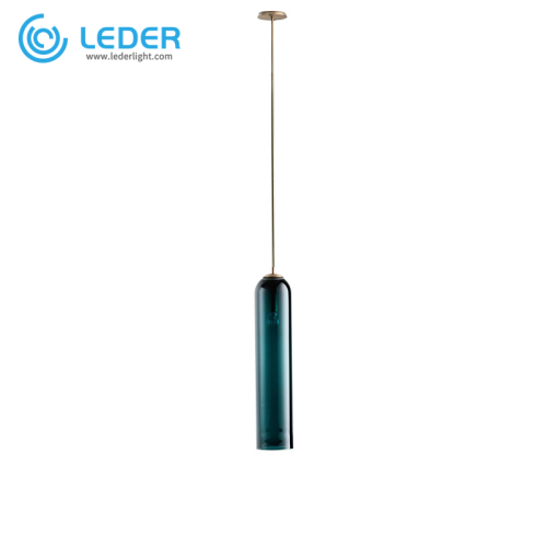 LEDER kleine hanglamp voor plafond